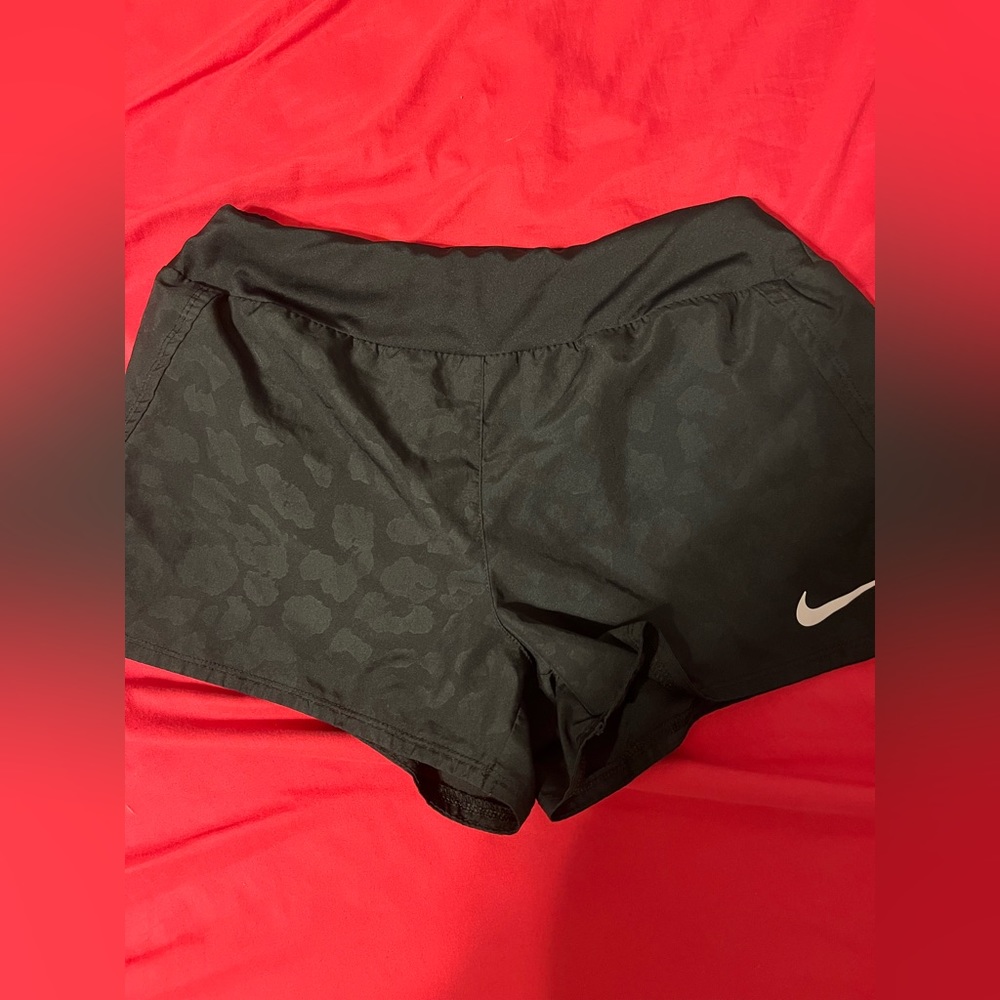 nike cheetah print running shorts